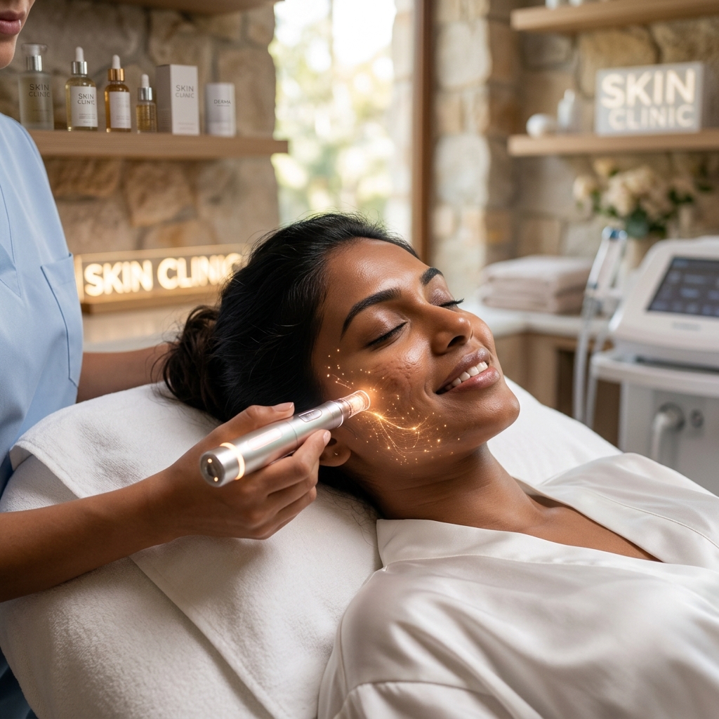 Microneedling Dermapen ලංකාවේ - Acne Scar Treatment in Sri Lanka